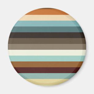 Retro Stripes Magnet