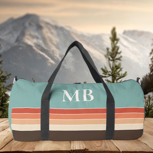 Retro Stripes Monogram Duffle Bag (Creator Uploaded)