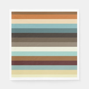 Retro Stripes Napkin