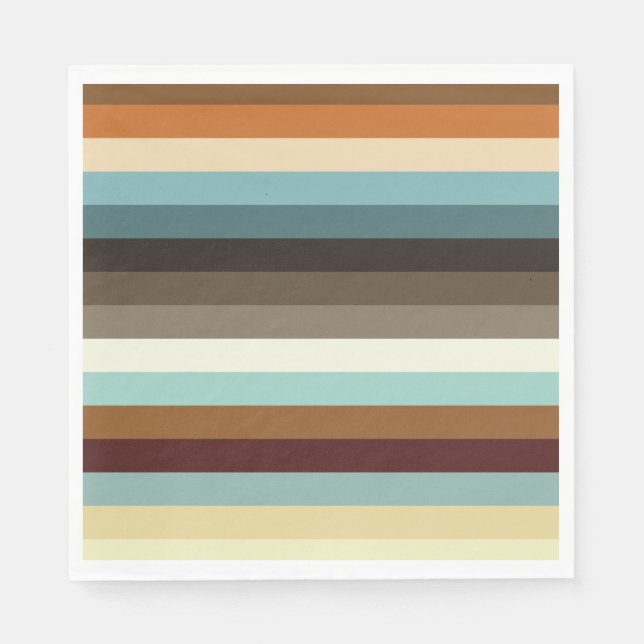 Retro Stripes Napkin (Front)