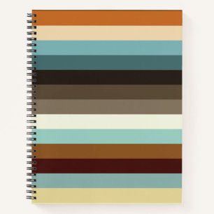 Retro Stripes Notebook