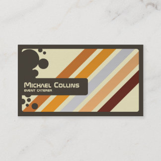 Retro Stripes - Style 4 Business Card
