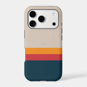 Retro stripes Sunset & Slate