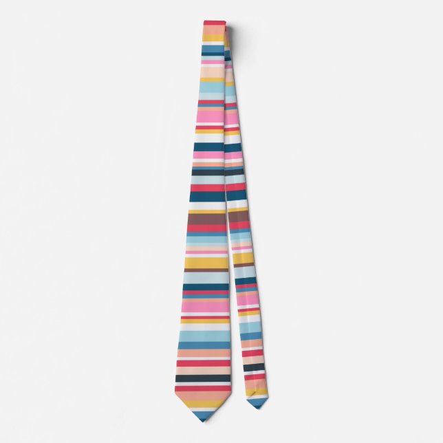 Retro stripes tie (Front)