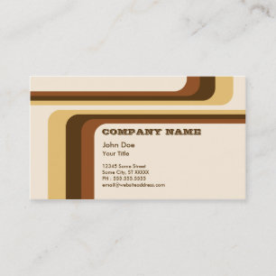 retro stripes : v.2 : business card
