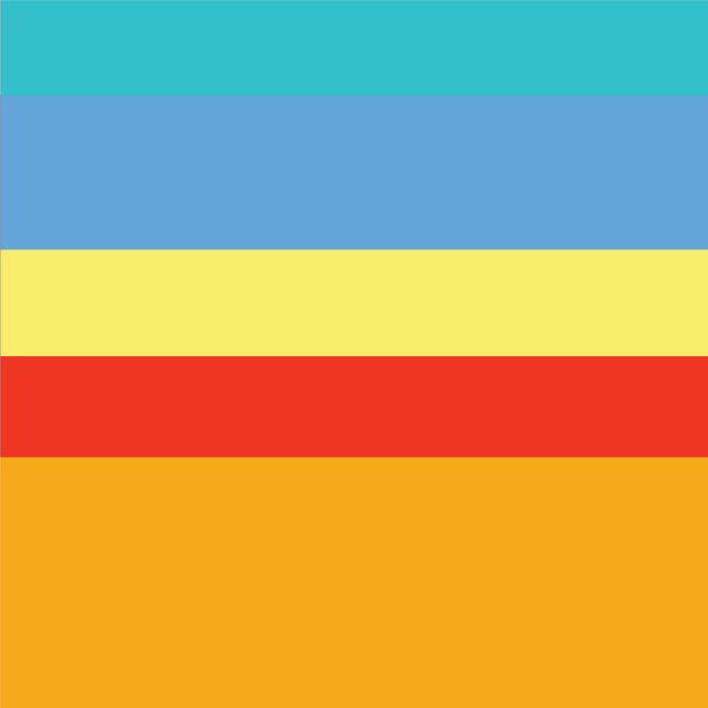 Retro Strips Thongs (Retro Stripes)