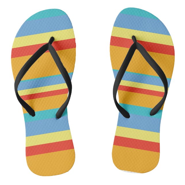 Retro Strips Thongs (Footbed)