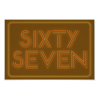 Retro Style 67 Poster