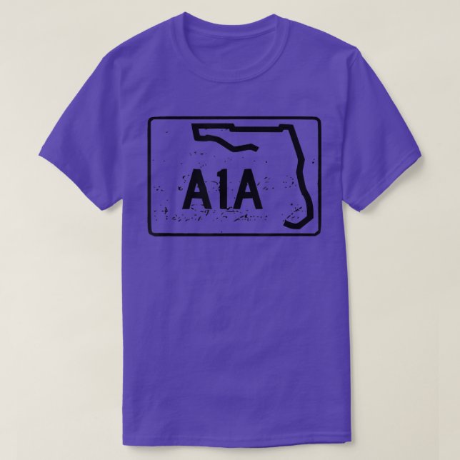 Retro Style A1a Beachfront Avenue Tee 2352  (Design Front)
