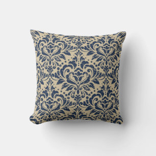 Retro Style: Abstract Floral Seamless Cushion