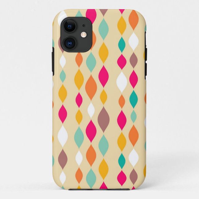 Retro style abstract pattern Case-Mate iPhone case (Back)