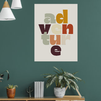 Retro Style Adventure Poster