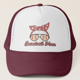 Retro Style Baseball Mum Trucker Hat