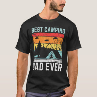 Retro Style Best Camping Dad Ever 3 T-Shirt