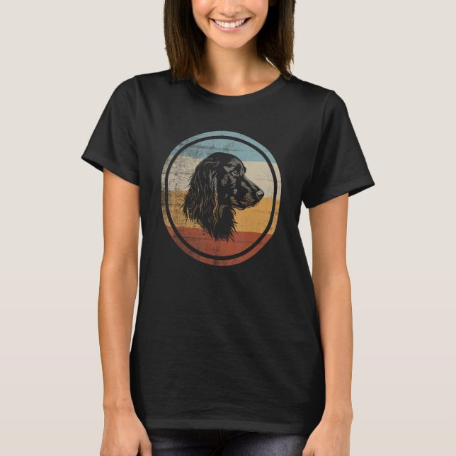 Retro Style Boykin Spaniel Dog T-Shirt (Front)