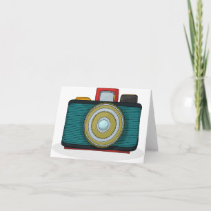 Retro Style Camera Note Cards