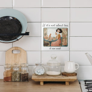 Retro-style ceramic tile
