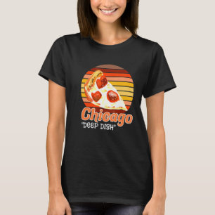 Retro Style Chi Town Home Windy City Chicago Deep  T-Shirt