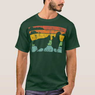 Retro Style Chicken Lover Funny Farmer Vintage Far T-Shirt