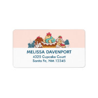 Retro Style Cupcakes Sweet Dessert