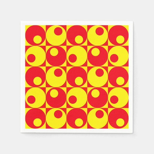 Retro style design napkin (Front)