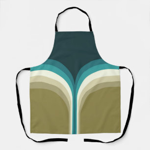 Retro style double arch decoration apron