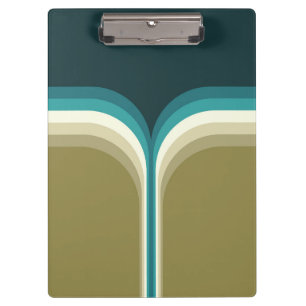 Retro style double arch decoration clipboard