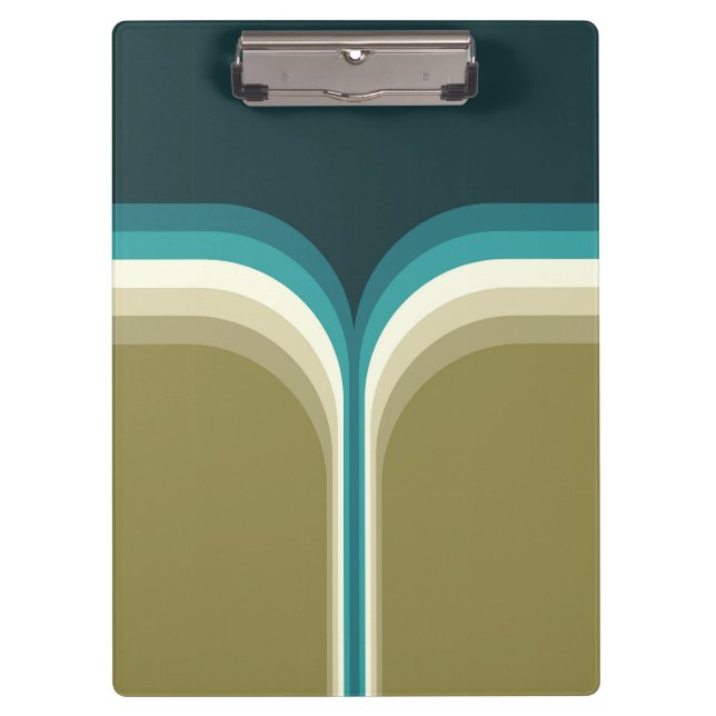 Retro style double arch decoration clipboard (Front)