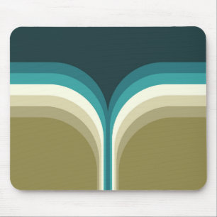 Retro style double arch decoration mouse pad