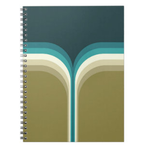 Retro style double arch decoration notebook