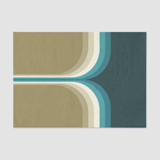 Retro style double arch decoration tissue paper (Front)