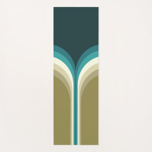 Retro style double arch decoration yoga mat