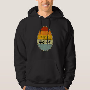 Retro Style Easter Egg Graphic Easter Day School B Hoodie