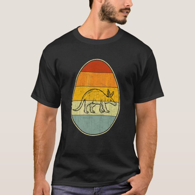 Retro Style Easter Egg Graphic Funny Easter Day Aa T-Shirt (Front)