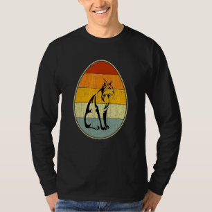 Retro Style Easter Egg Graphic Funny Easter Day Bo T-Shirt