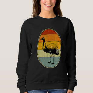 Retro Style Easter Egg Graphic Funny Easter Day Em Sweatshirt