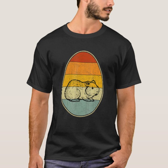 Retro Style Easter Egg Graphic Funny Easter Day Ha T-Shirt (Front)