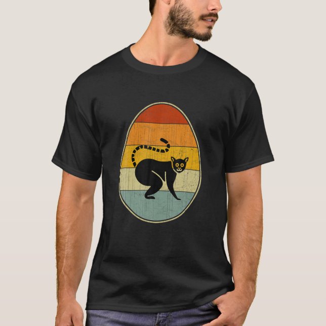 Retro Style Easter Egg Graphic Funny Easter Day Le T-Shirt (Front)