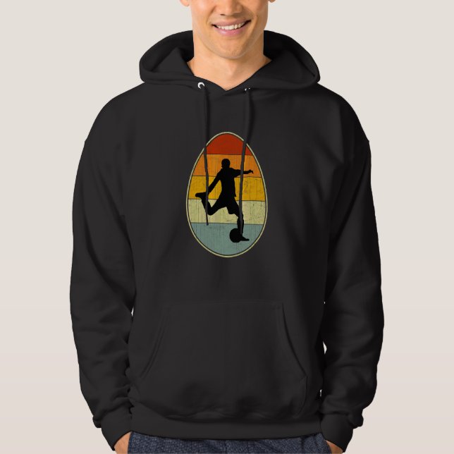 Retro Style Easter Egg Graphic Funny Easter Day So Hoodie (Front)