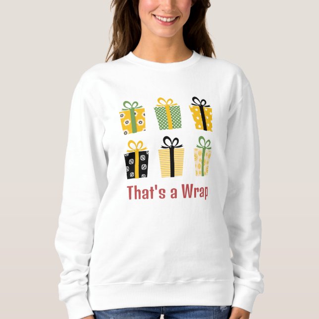 Retro Style Holiday Gifts Customisable Christmas Sweatshirt (Front)