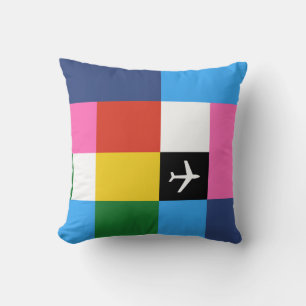 Retro Style Jet-Age Groovy Cushion