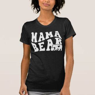 Retro Style Mama Bear, Mummy & Cub T-shirt