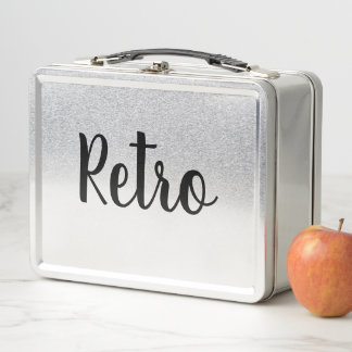 Retro style metal lunch box | Custom gift ideas
