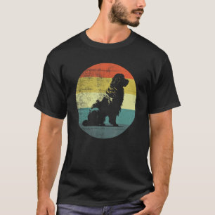 Retro Style Newfoundland Dog T-Shirt
