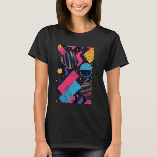 Retro Style Pattern Art Synthwave 80s T-Shirt