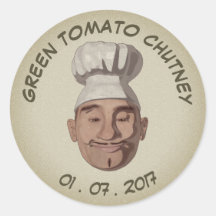 Retro Style Personalised Jar Label