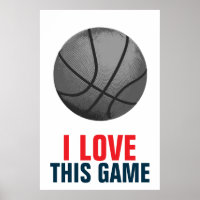 Retro Style Pop Art Basketball Motivational