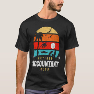 Retro Style Retirement Gag Idea Retired Account T-Shirt