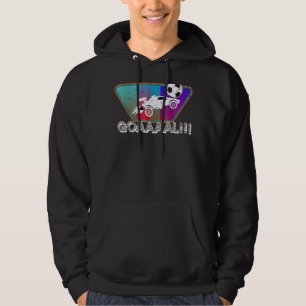 Retro Style Rocket Rc Soccer Car Funny Gamer Hoodie