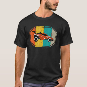 Retro Style Rocket Rc Soccer Car League  Gamer T-Shirt